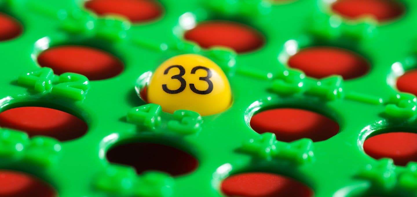 BINGO - All the 3's - 33!
